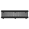Keswick 300 x 1010mm Horizontal Radiator Matt Black 3 Column