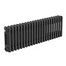 Keswick 300 x 1010mm Horizontal Radiator Matt Black 3 Column