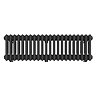 Keswick 300 x 1010mm Horizontal Radiator Matt Black 4 Column