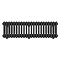 Keswick 300 x 1010mm Horizontal Radiator Matt Black 4 Column
