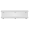 Keswick 300 x 1010mm Horizontal Radiator White 3 Column