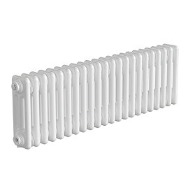 Keswick 300 x 1010mm Horizontal Radiator White 3 Column