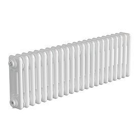 Keswick 300 x 1010mm Horizontal Radiator White 3 Column
