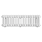Keswick 300 x 1010mm Horizontal Radiator White 4 Column