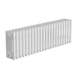 Keswick 300 x 1010mm Horizontal Radiator White 4 Column