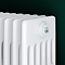 Keswick 300 x 1190mm Horizontal Radiator White 6 Column (26 Sections) with Feet