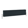 Keswick 300 x 1355mm Cast Iron Style Traditional 4 Column Anthracite Radiator