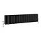 Keswick 300 x 1370mm Cast Iron Style Traditional 4 Column Matt Black Radiator