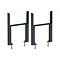 Keswick 300 x 1370mm Horizontal Radiator Anthracite 6 Column (30 Sections) with Feet