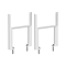 Keswick 300 x 1370mm Horizontal Radiator White 6 Column (30 Sections) with Feet