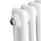Keswick 800 x 1370mm Traditional White Electric Only 2 Column Radiator with Bluetooth Thermostatic Element