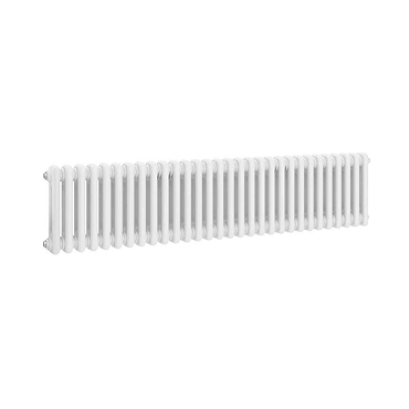Keswick 800 x 1370mm Traditional White Electric Only 2 Column Radiator with Bluetooth Thermostatic Element