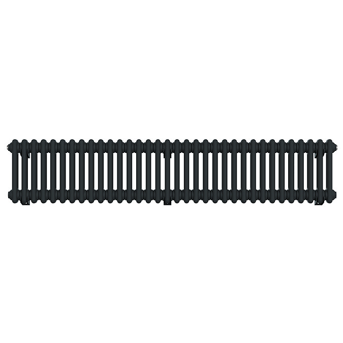 Keswick 300 x 1550mm Horizontal Radiator Anthracite 2 Column