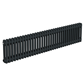 Keswick 300 x 1550mm Horizontal Radiator Anthracite 2 Column