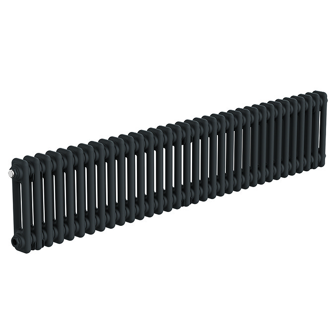 Keswick 300 x 1550mm Horizontal Radiator Anthracite 2 Column