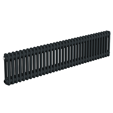 Keswick 300 x 1550mm Horizontal Radiator Anthracite 2 Column