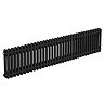 Keswick 300 x 1550mm Horizontal Radiator Matt Black 2 Column