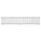 Keswick 300 x 1550mm Horizontal Radiator White 2 Column