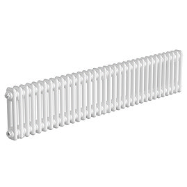 Keswick 300 x 1550mm Horizontal Radiator White 2 Column