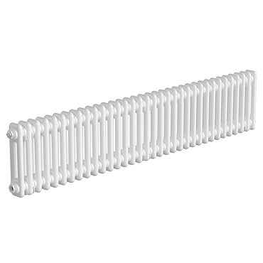 Keswick 300 x 1550mm Horizontal Radiator White 2 Column