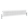 Keswick 300 x 1550mm Horizontal Radiator White 2 Column