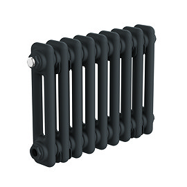 Keswick 300 x 425mm Horizontal Radiator Anthracite 2 Column