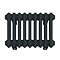 Keswick 300 x 425mm Horizontal Radiator Anthracite 3 Column