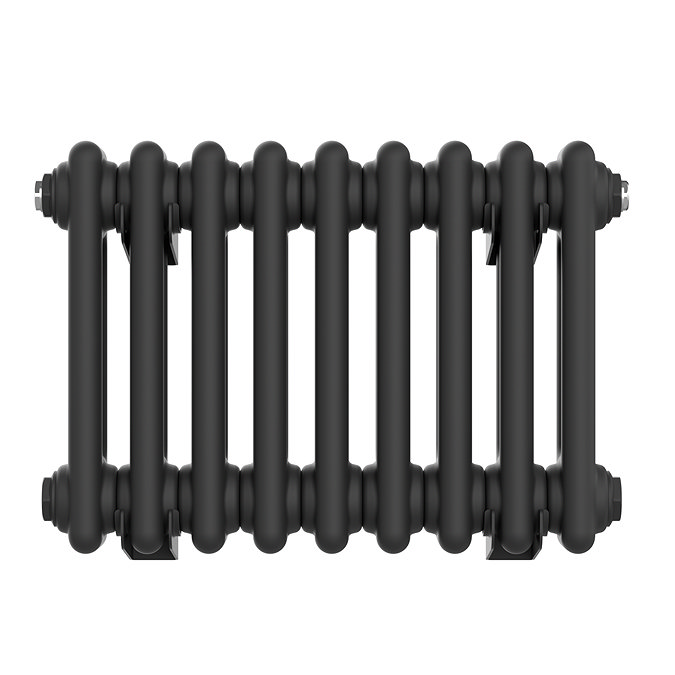 Keswick 300 x 425mm Horizontal Radiator Matt Black 2 Column