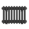 Keswick 300 x 425mm Horizontal Radiator Matt Black 2 Column