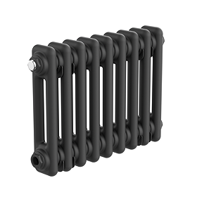 Keswick 300 x 425mm Horizontal Radiator Matt Black 2 Column
