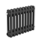 Keswick 300 x 425mm Horizontal Radiator Matt Black 2 Column