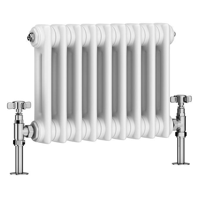 Keswick 300 x 425mm Horizontal Radiator White 2 Column