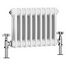 Keswick 300 x 425mm Horizontal Radiator White 2 Column