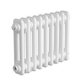 Keswick 300 x 425mm Horizontal Radiator White 2 Column
