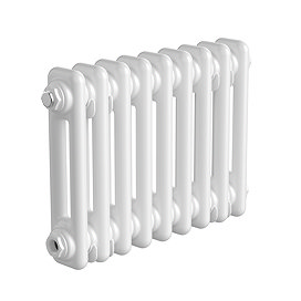Keswick 300 x 425mm Horizontal Radiator White 2 Column