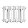 Keswick 300 x 425mm Horizontal Radiator White 3 Column