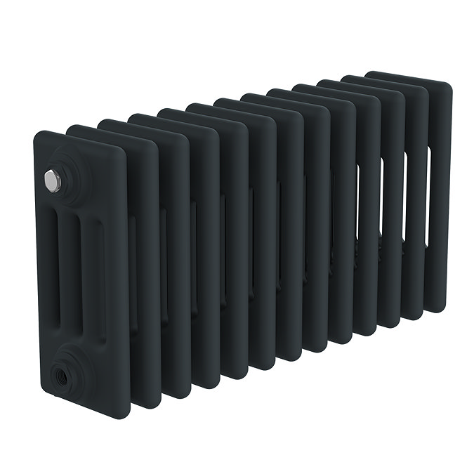 Keswick 300 x 605mm Horizontal Radiator Anthracite 4 Column