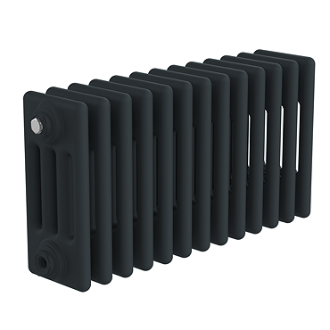 Keswick 300 x 605mm Horizontal Radiator Anthracite 4 Column