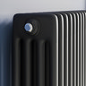 Keswick 300 x 605mm Horizontal Radiator Matt Black 4 Column