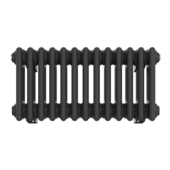 Keswick 300 x 605mm Horizontal Radiator Matt Black 4 Column