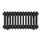 Keswick 300 x 605mm Horizontal Radiator Matt Black 4 Column