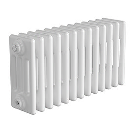 Keswick 300 x 605mm Horizontal Radiator White 4 Column