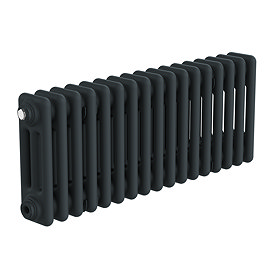 Keswick 300 x 785mm Horizontal Radiator Anthracite 3 Column
