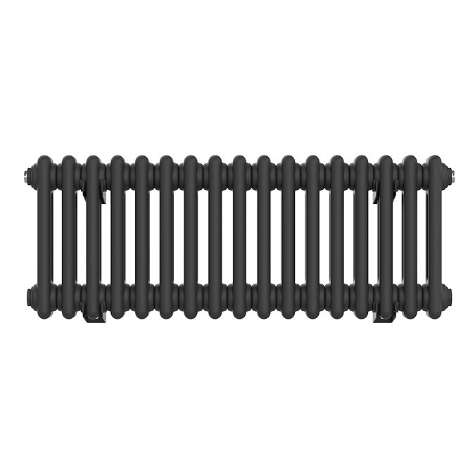 Keswick 300 x 785mm Horizontal Radiator Matt Black 2 Column