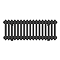 Keswick 300 x 785mm Horizontal Radiator Matt Black 2 Column