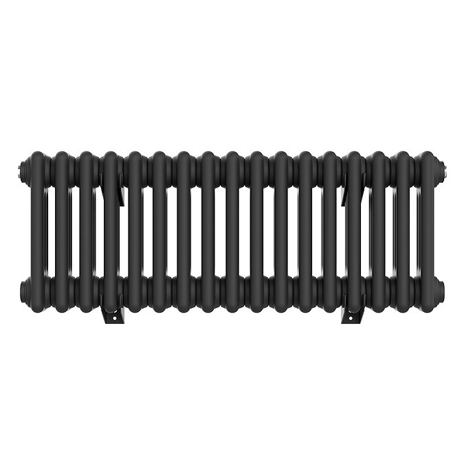 Keswick 300 x 785mm Horizontal Radiator Matt Black 3 Column