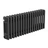 Keswick 300 x 785mm Horizontal Radiator Matt Black 3 Column