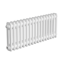 Keswick 300 x 785mm Horizontal Radiator White 2 Column