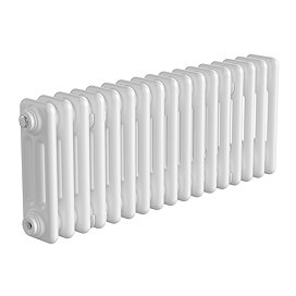 Keswick 300 x 785mm Horizontal Radiator White 3 Column