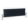 Keswick 315 x 1010mm Horizontal Radiator Anthracite 2 Column (22 Sections)